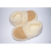 Women's Warming Fluffy Slippers Sheep’s Wool Closed Back