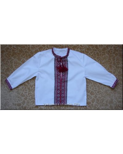 Hand Embroidered Ukrainian Boy's Shirt