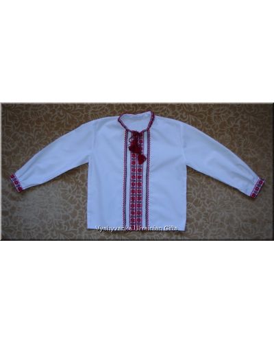 Hand Embroidered Boy's Shirt from Ukraine