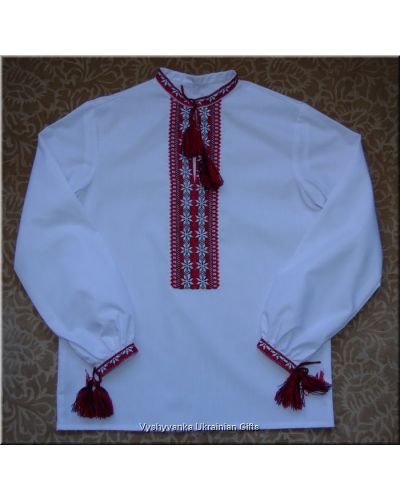 Ukrainian Boy's Shirt Hand Embroidered