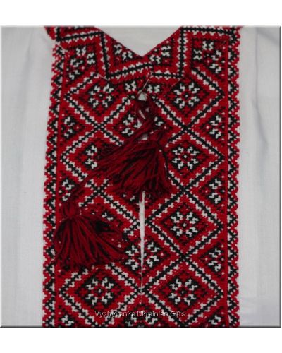 Ukrainian Hand Embroidered Men's Shirt - M