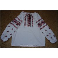 Hand Embroidered Women's Ukrainian Blouse - L