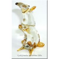 Funny Rat - Glass Animal Figurine. Made in Ukraine