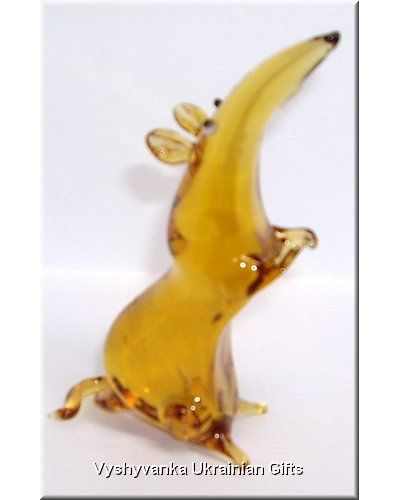 Funny Rat - Ukrainian Glass Animal Figurine