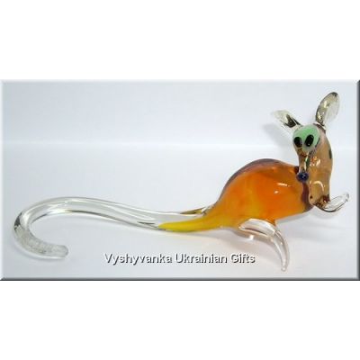 Funny Rat - Ukrainian Animal Tiny Glass Figurine
