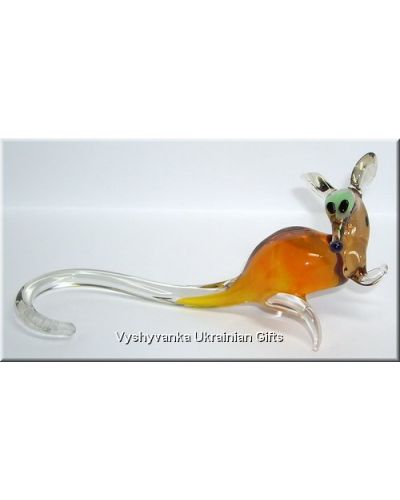 Funny Rat - Ukrainian Animal Tiny Glass Figurine