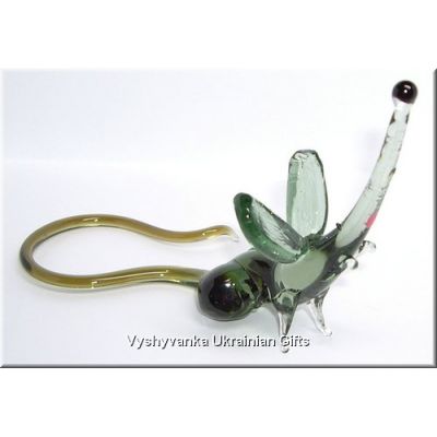 Funny Rat - Tiny Ukrainian Glass Animal Figurine