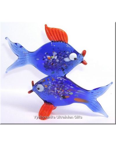 Colourful Fish - Glass Animal Figurine