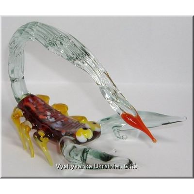 Colourful Scorpio - Glass Animal Figurine