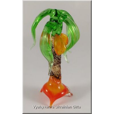 Colourful Palm - Murano Glass Tiny Figurine