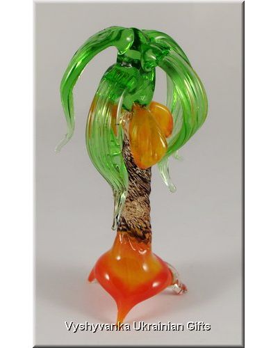Colourful Palm - Murano Glass Tiny Figurine