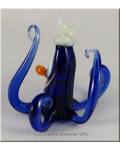 Colourful Octopus - Glass Animal Figurine