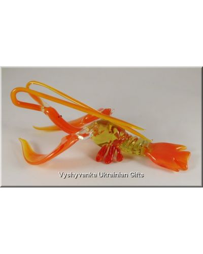 Colourful Сrawfish - Tiny Glass Animal Figurine