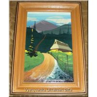 Ukrainian Oil Painting - Road in Mountains