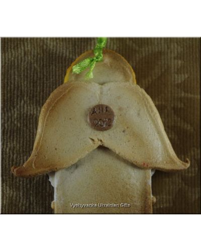 Handmade Bread Dough Ornament - Angel