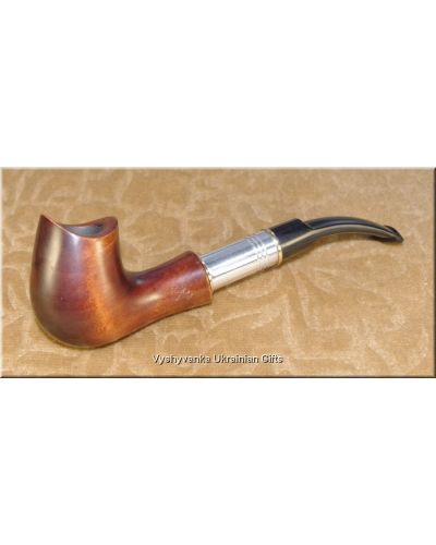 Custom Tobacco Smoking Pipe - Saddle Metal