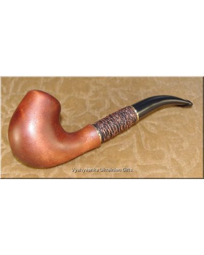 Tobacco Smoking Pipe - Bent Acrylic on Copper