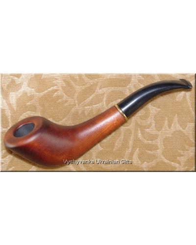 Tobacco Smoking Wooden Pipe - Horn (for filter)