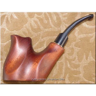 Hand Carved Tobacco Smoking Pipe - Stand