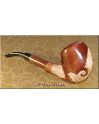 Unique Wooden Tobacco Smoking Pipe - Panther