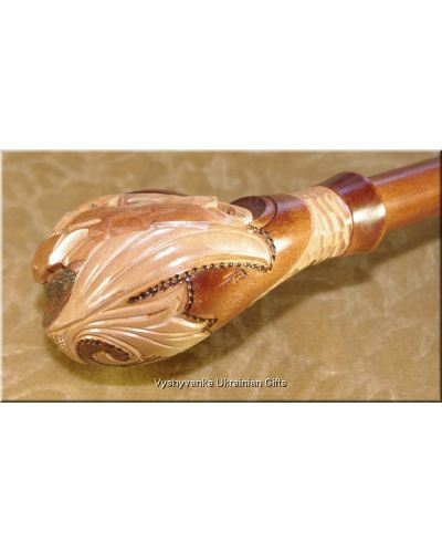 Unique Wooden Tobacco Smoking Pipe - Panther