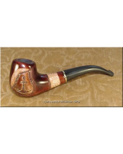 Hand Carved High Quality Tobacco Smoking Pipe - Anchor