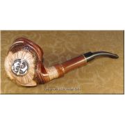 Tobacco Smoking Pipe Hand Carved - Anchor