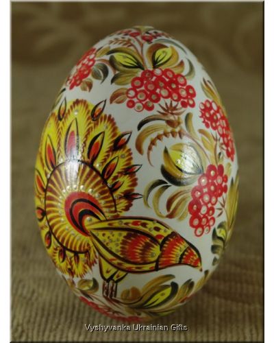 Petrykivka Pysanka Ukrainian Real Goose Egg