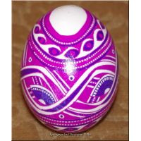 Ukrainian Easter Pisanka Hen Egg - Trypillian Style