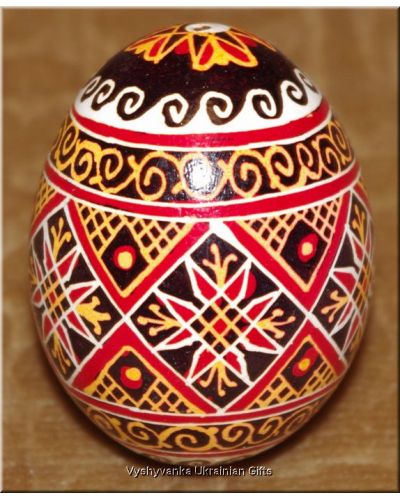 Real Ukrainian Easter Egg Pysanka. Good Quality