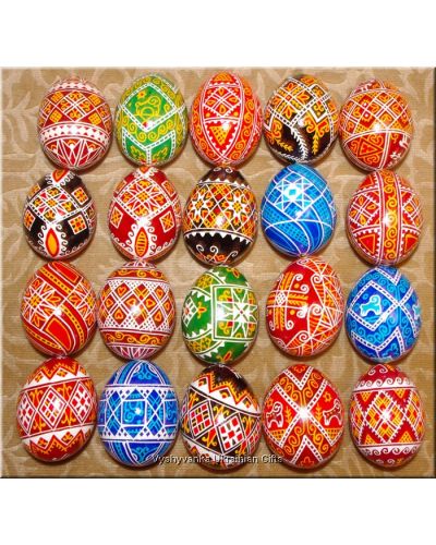 20 Real Ukrainian Easter Eggs Wholesale Pysanky Egg