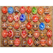 40 Ukrainian Real Pysanky Wholesale Easter Eggs