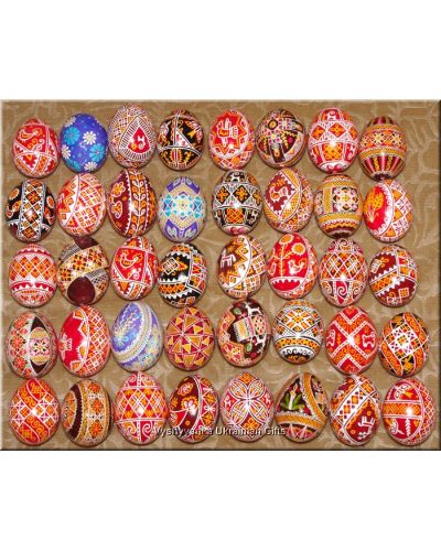 Wholesale 40 Easter Eggs Real Ukrainian Pysanka