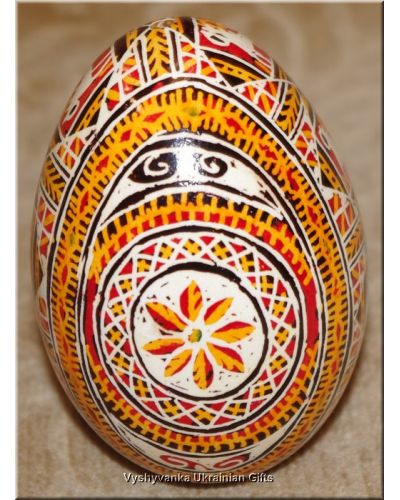 Real Goose Egg Good Quality Ukrainian Pysanka