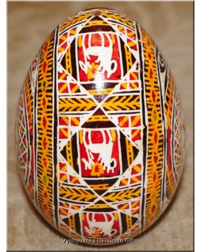 Real Goose Egg Good Quality Ukrainian Pysanka