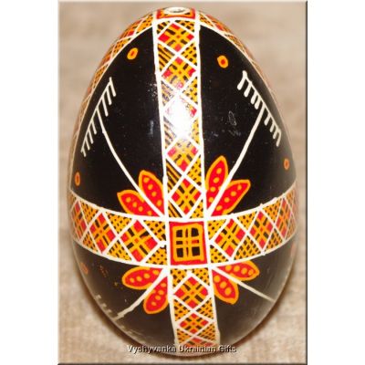 Real Ukrainian Goose Egg Hand Painted Pysanka