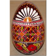 Ukrainian Goose Egg Hand Painted Pysanka — Daisy & Poppy
