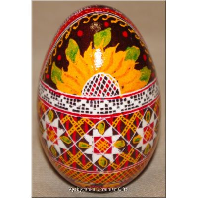 Ukrainian Pysanka Real Goose Egg. Good Quality