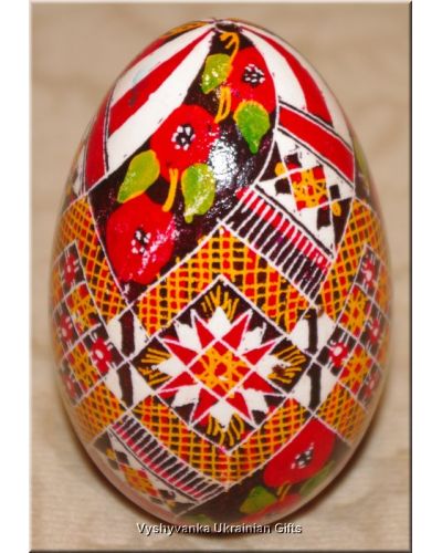 Pysanka Ukrainian Real Goose Easter Egg