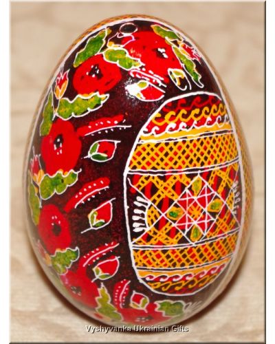 Real Goose Egg Good Quality Ukrainian Pysanka