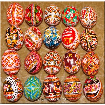 20 Real Ukrainian Easter Eggs Wholesale Pysanky Egg