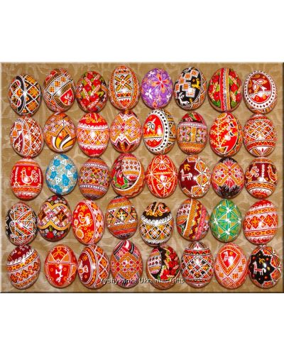 40 Ukrainian Real Pysanky Wholesale Easter Eggs