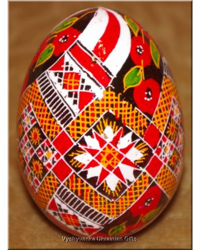 Real Pysanka Ukrainian Easter Egg. Nice Quality