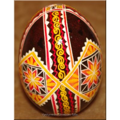 Real Ukraine Pisanka Chicken Blown Egg Easter egg