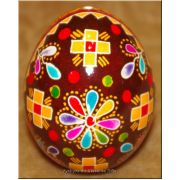 Easter egg Real Ukrainian Pysanka Chicken Blown Egg