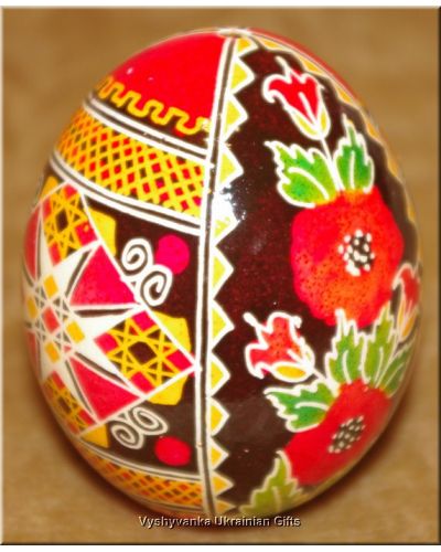 Real Easter Egg Ukrainian Pysanka. Nice Quality