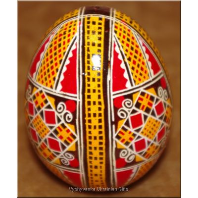 Real Easter egg Ukrainian Art Pysanka Chicken Egg Shell