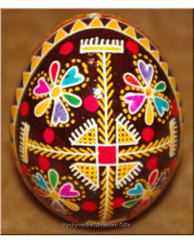 Ukrainian Pysanka Chicken Nice Quality Easter Egg