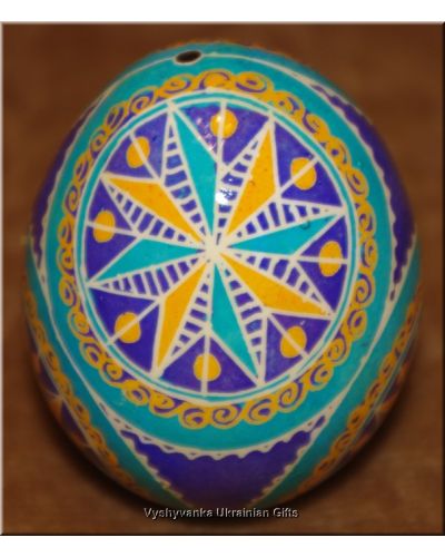 Easter egg Ukrainian Pysanka Chicken Egg Shell