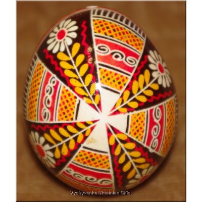Real Ukraine Pisanka Hen Blown Egg Easter egg